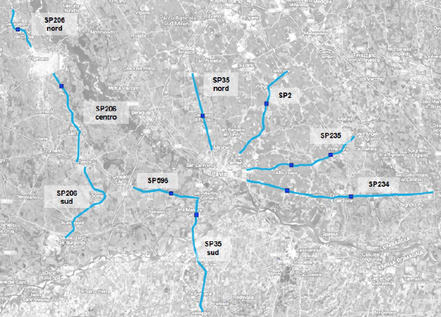 Mappatura acustica strategica e Piani di azione delle strade della Provincia di Pavia