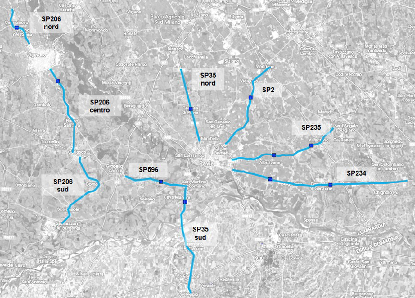 Mappatura Acustica strategica e Piani di Azione delle strade della Provincia di Pavia - Avviso pubblico integrativo