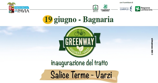 Inaugurazione Greenway tratto Salice Terme-Varzi