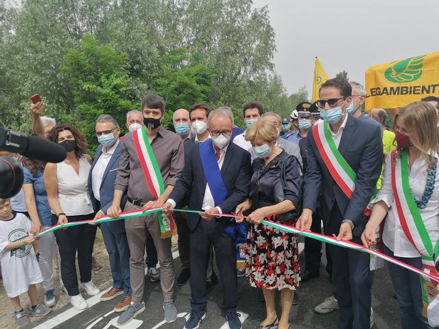 Inaugurata la Greenway Voghera-Varzi